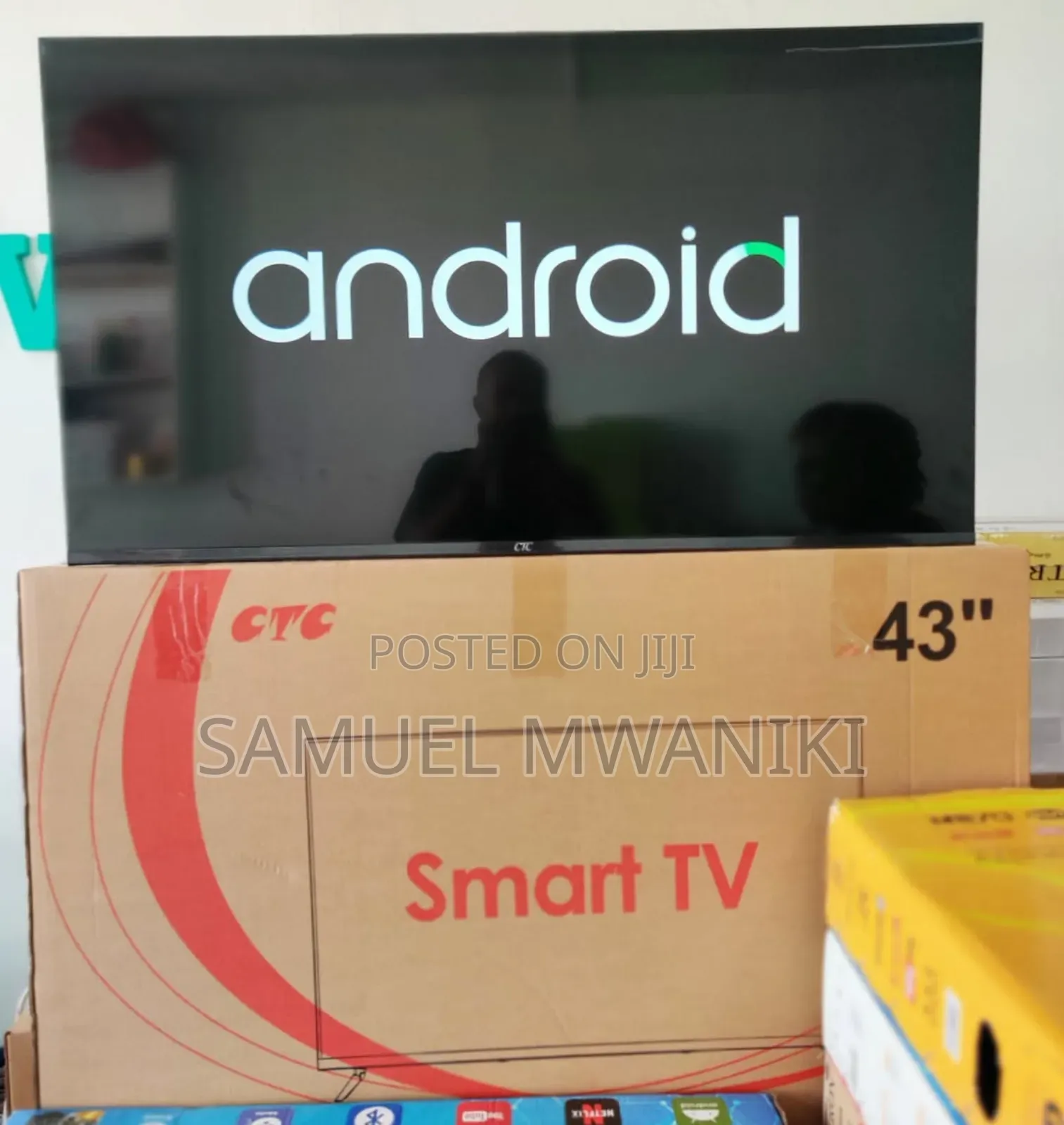 CTC 43" Frameless Android Tv Bluetooth Wi-Fi Netflix Youtube