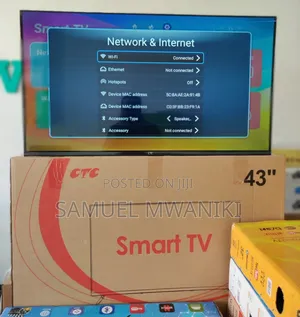 CTC 43" Frameless Android Tv Bluetooth Wi-Fi Netflix Youtube