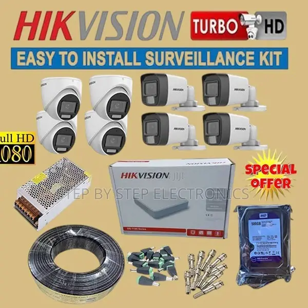 Inexpensive 8 Hikvision 1080p CCTV Cameras Full Kit