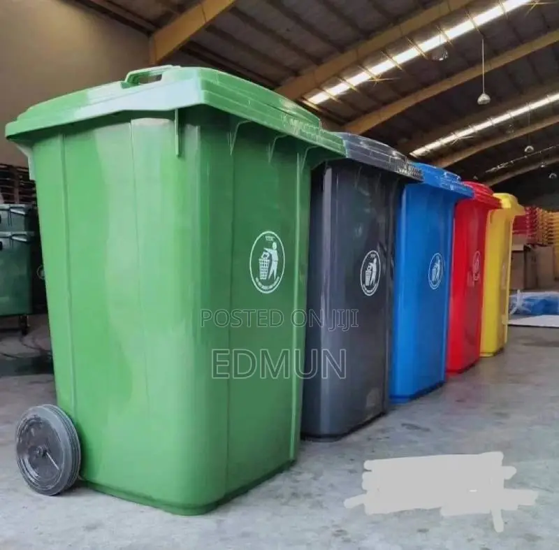 240l Wheelie Bin – Heavy-Duty Waste Bin With Lid