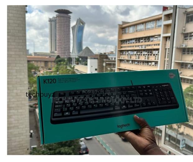 Logitech K120 Wired Keyboard For Windows, Plug And Play - main view