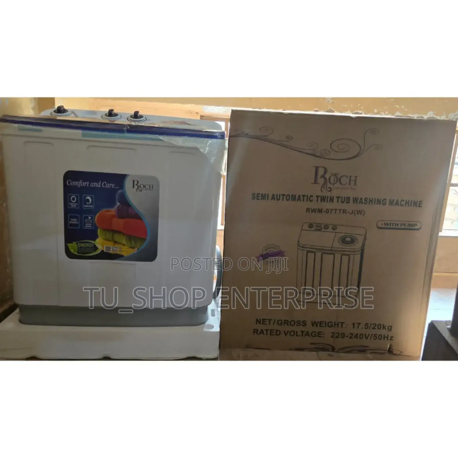 ! Washing Machine ! Roch 7.5kgs Twin Tub