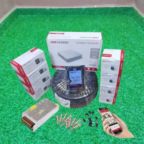 8 Hikvision (1080p) Very Clear CCTV Cameras Full System Kit
