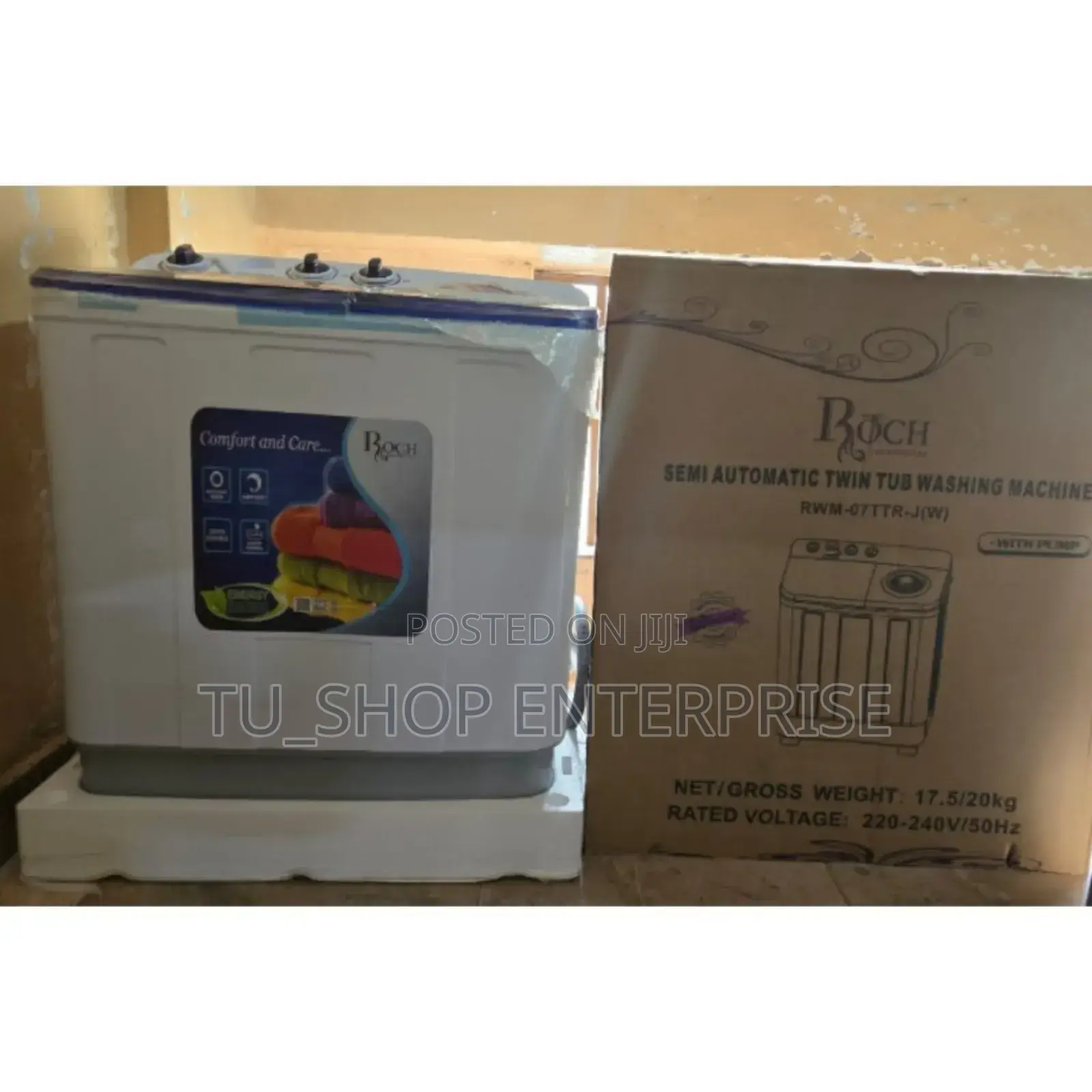 Washing Machine!!Roch 7.5kgs Twin Tub Washing Machine!!