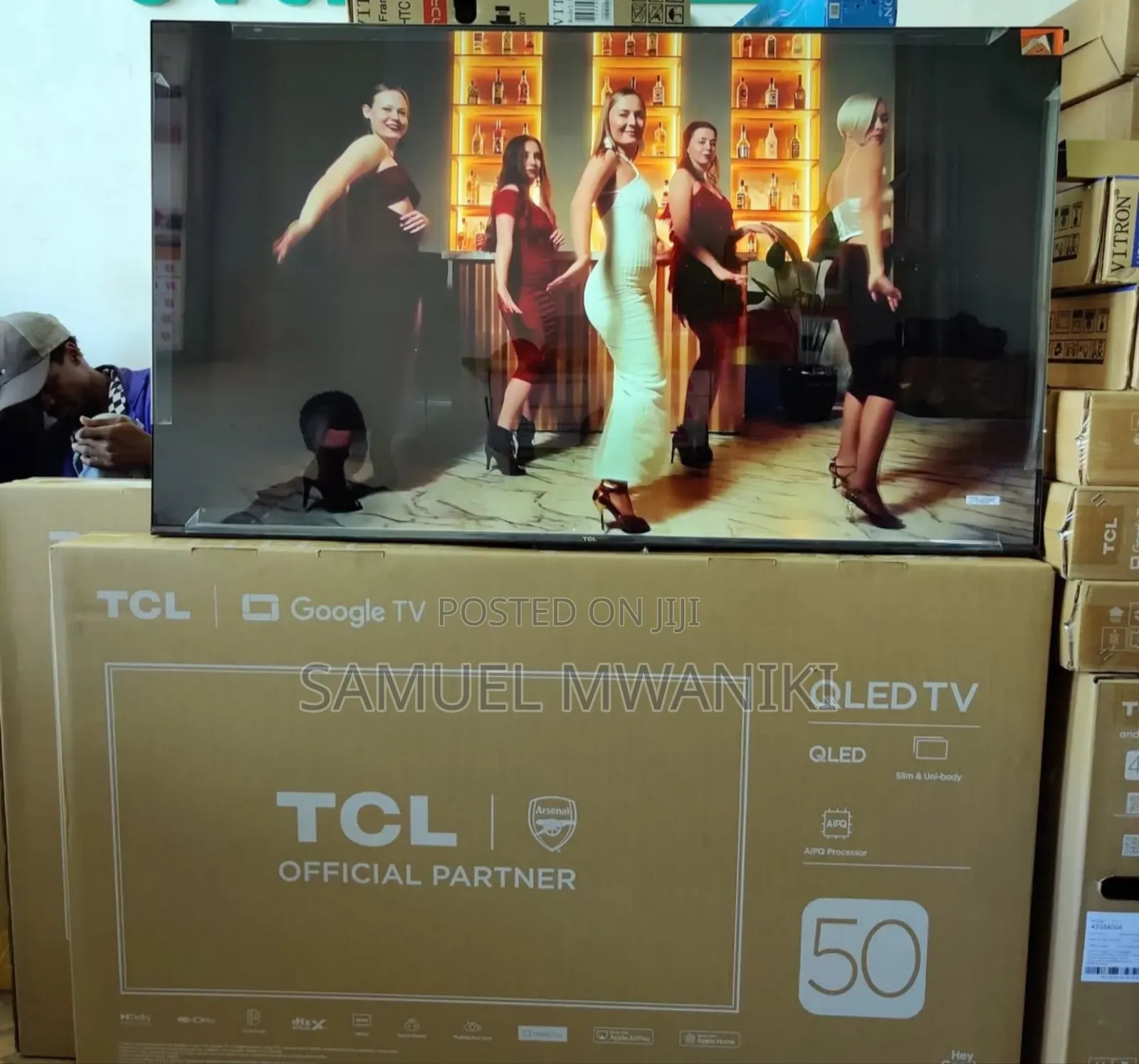 TCL 55′′ Qled Uhd Google Tv T6c Latest Model
