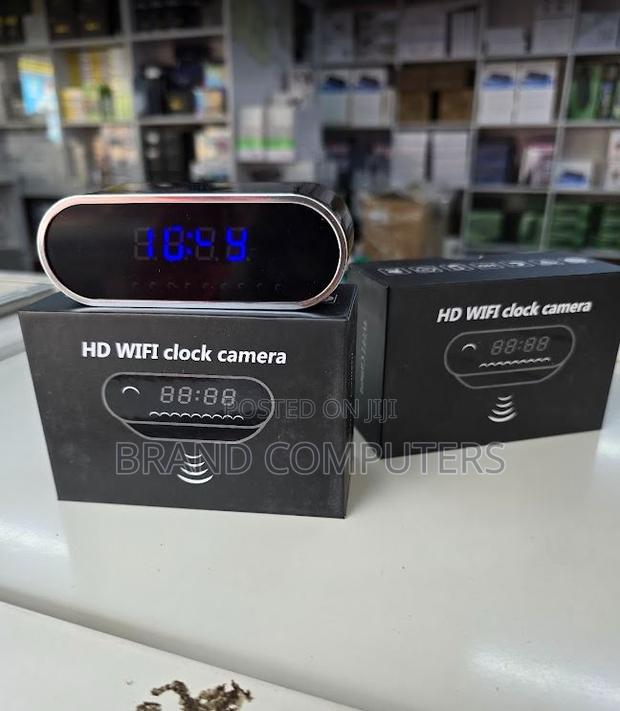 Table Clock Wifi Camera 1080p Full Hd
