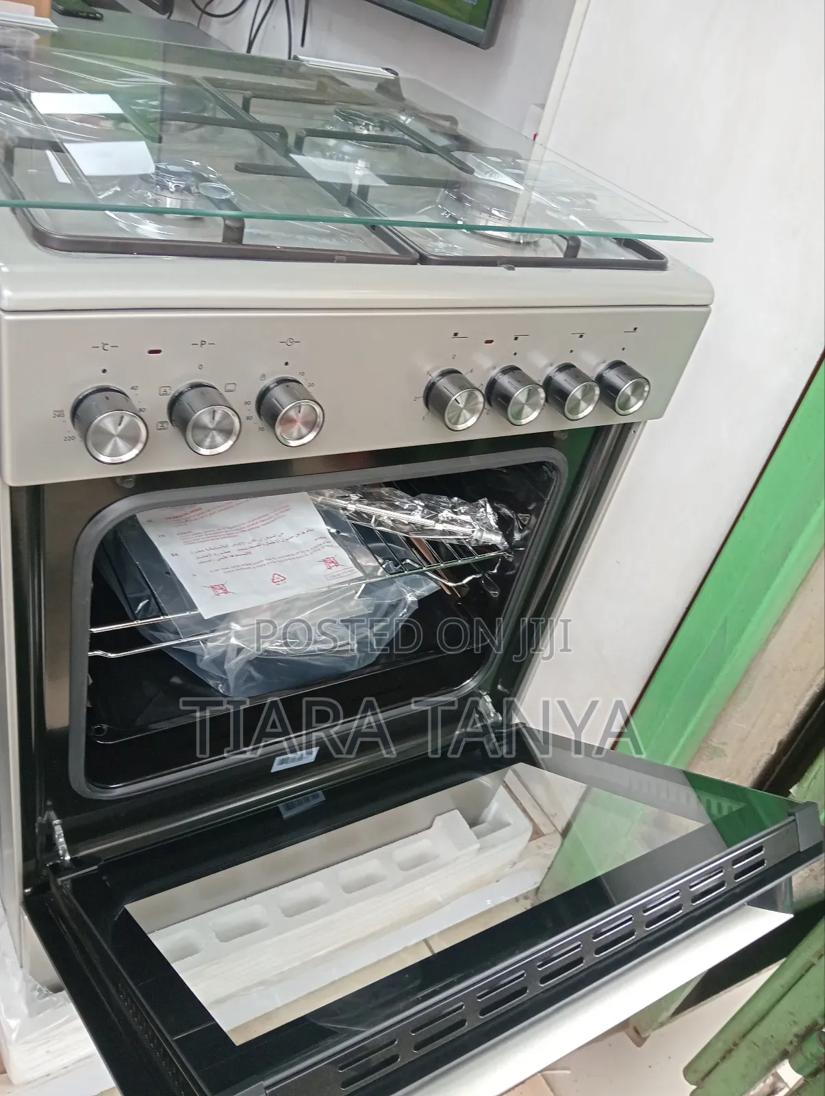 Simfer 60 by 60 3gas and 1 Electric Cooker Inox