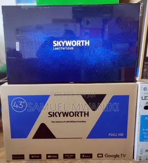 Skyworth 43′′ Frameless Smart Google Tv New Model