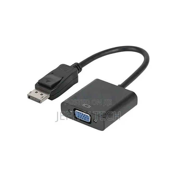 Display Port Dp to Vga Female Adapter Cable Video