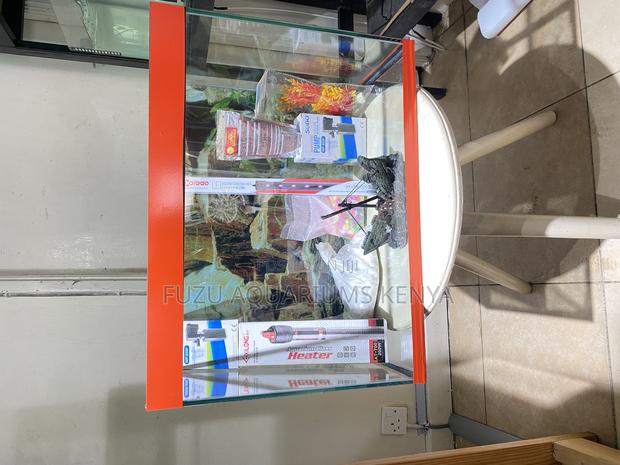 Quality Aquarium With Pump, Lights Filter - main view