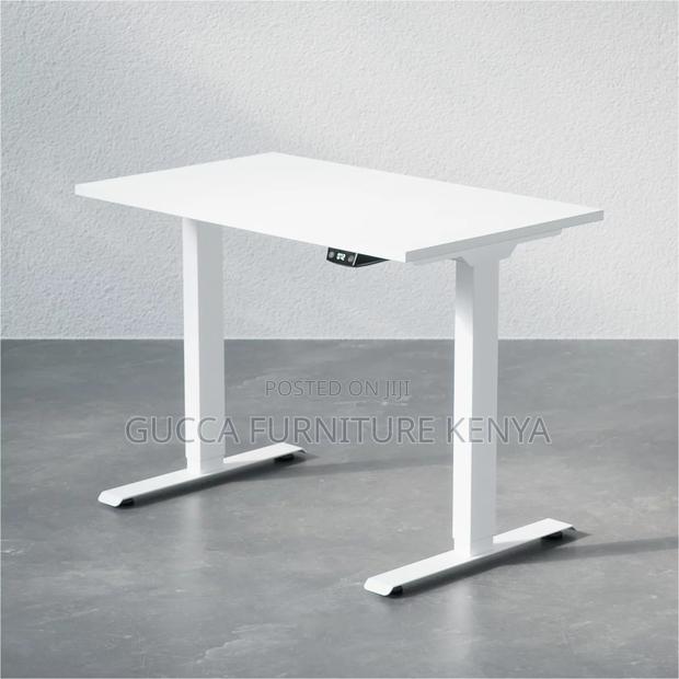 Office Desk:120cm Height-Adjustable Desk - Professional