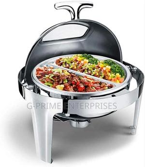 Round Roll Top Chafing Dish - thumbnail 2