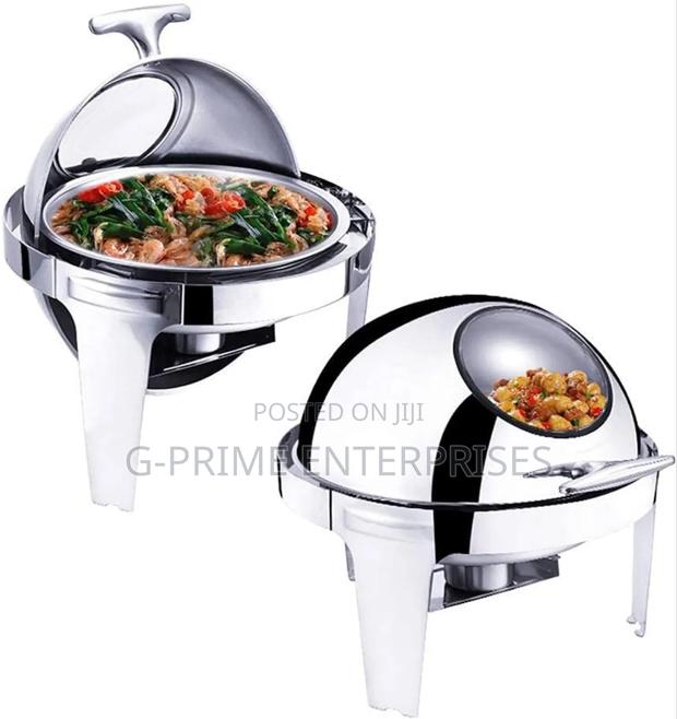 Round Roll Top Chafing Dish - thumbnail 3