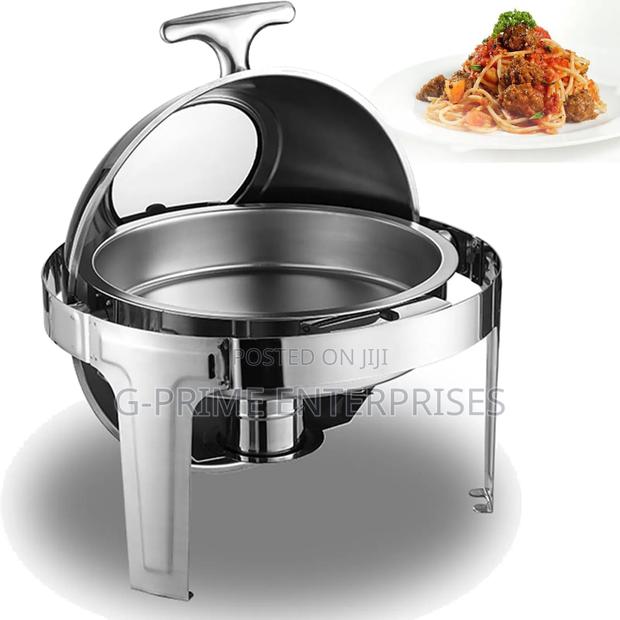 Round Roll Top Chafing Dish - thumbnail 4