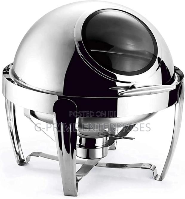 Round Roll Top Chafing Dish - thumbnail 5