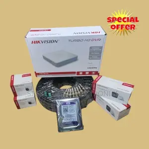 High Quality 4 Hikvision (1080p)Cctv Cameras Full System Kit
