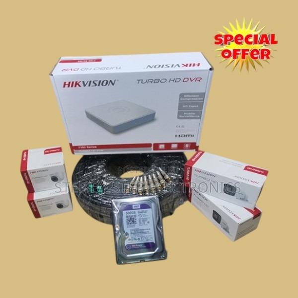 High Quality 4 Hikvision (1080p)Cctv Cameras Full System Kit