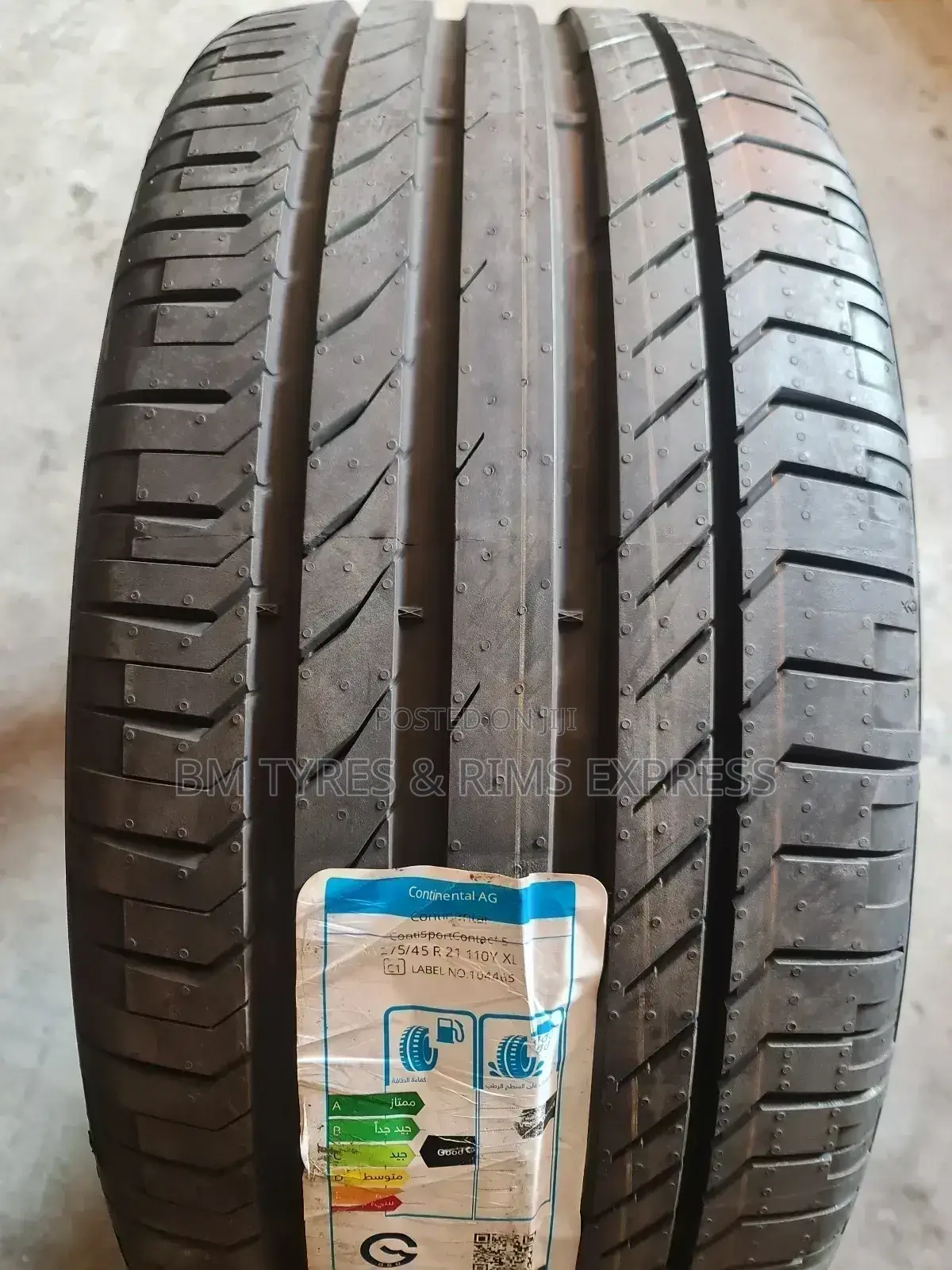 275 /45 R21 Continental Tyres.