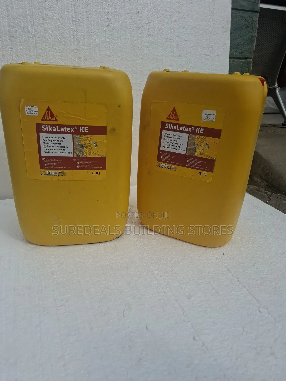 Sika Latex-Wet and New Concrete Bonding Agent.