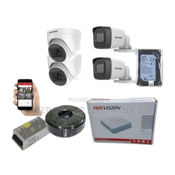 4 Hikvision (1080p) 2mp CCTV Surveillance Cameras Full Kit