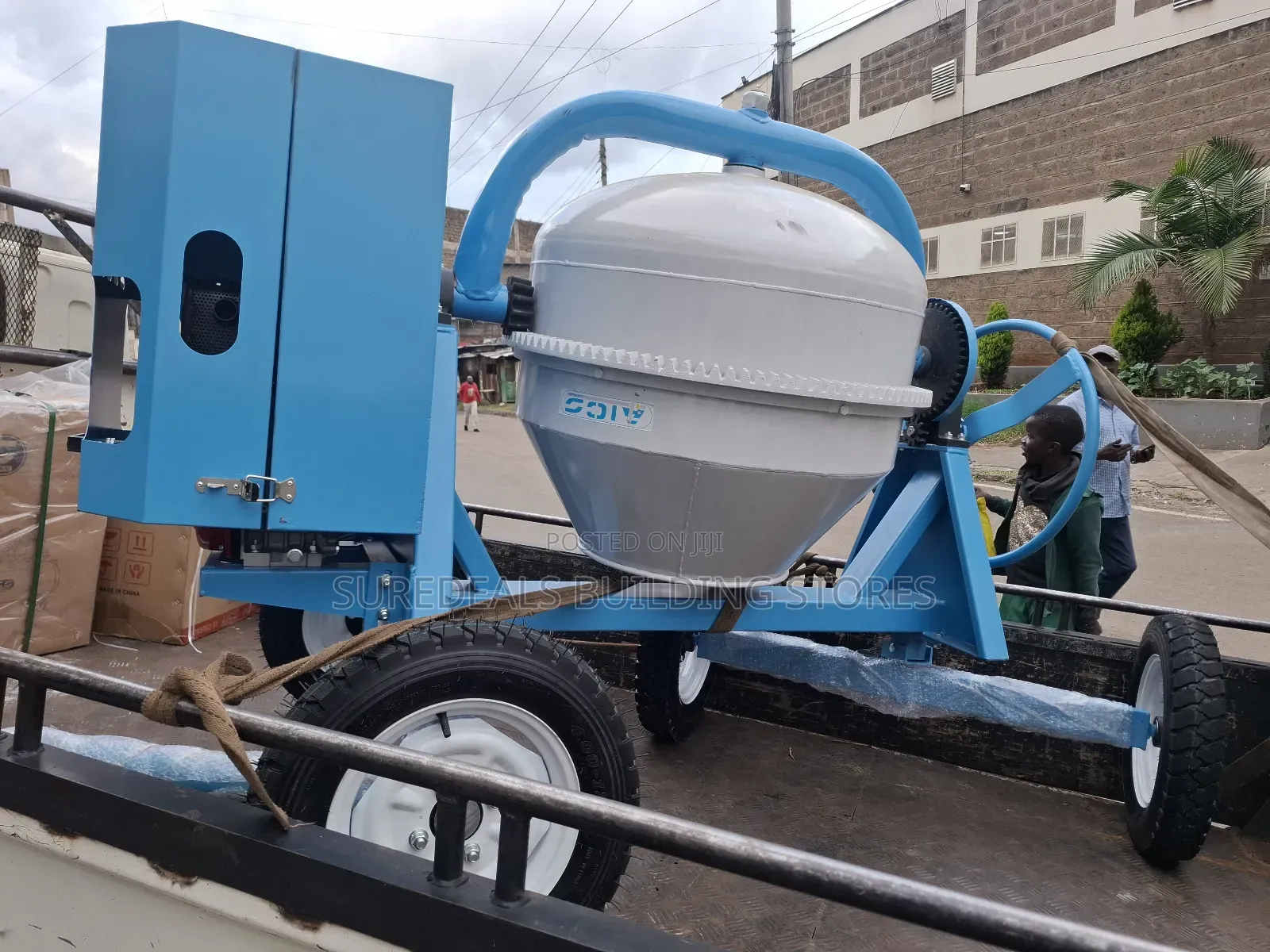 400ltrs Cement Concrete Mixer With 7hp Diesel Engine.