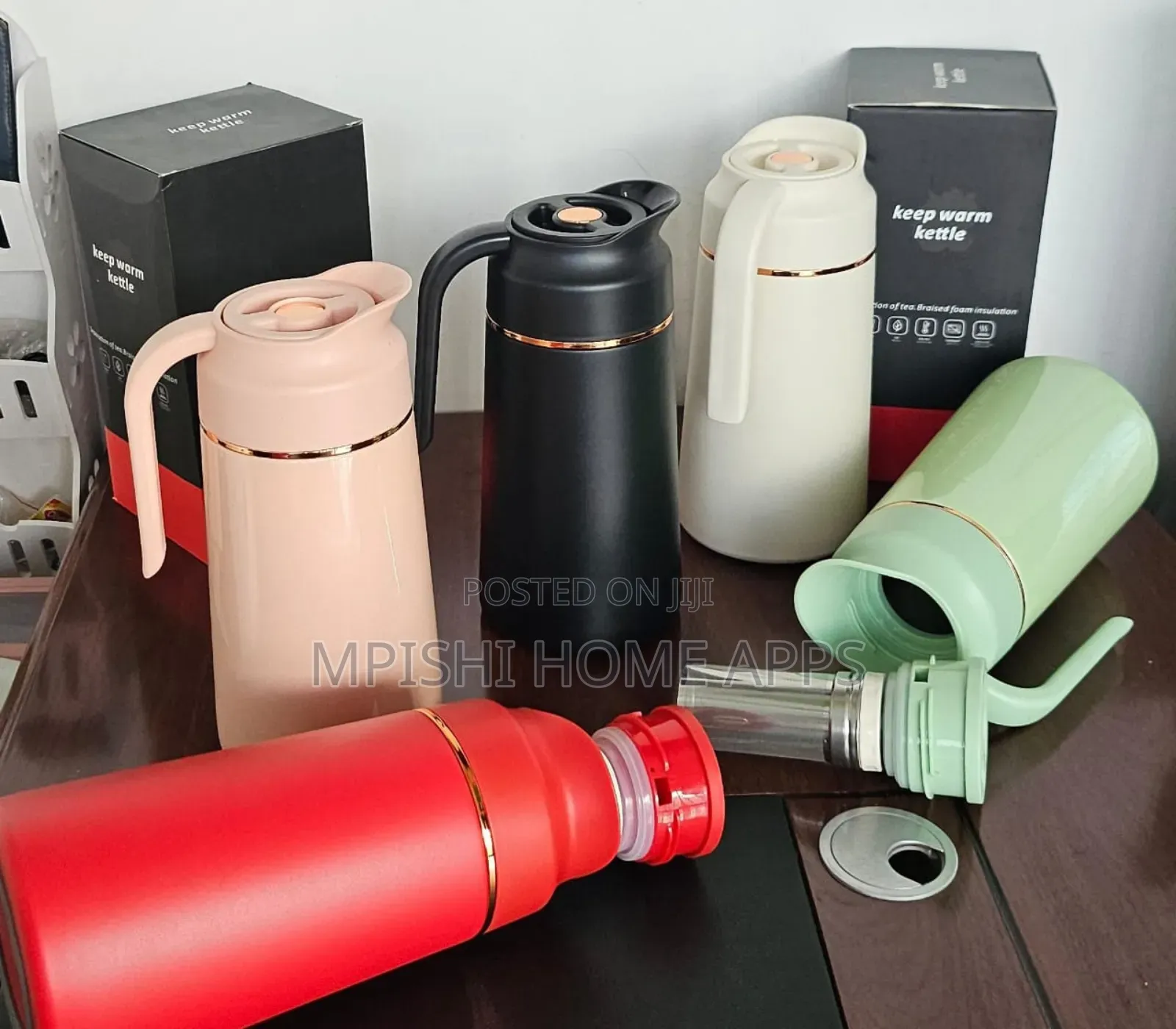 1.9l Stainless Steel Thermos With A Sieve On The Cap