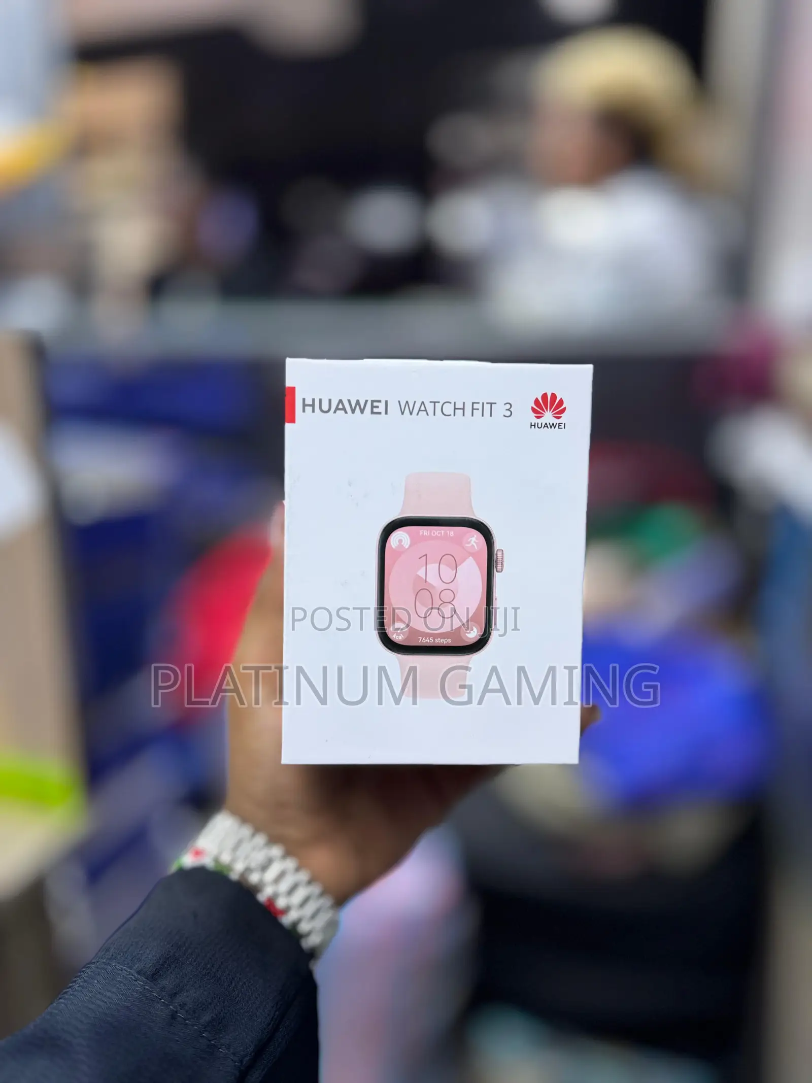Pink Huawei Smrt Watch (Fit 3)