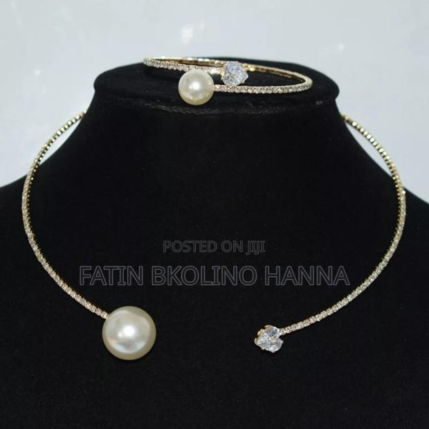 Cute Minimal Choker N Bangle Jewellery - main view
