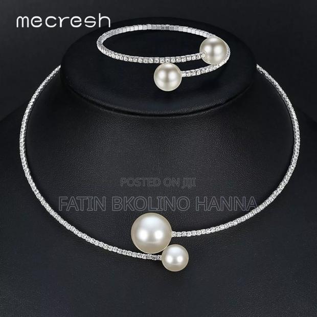 Cute Minimal Choker N Bangle Jewellery - thumbnail 2