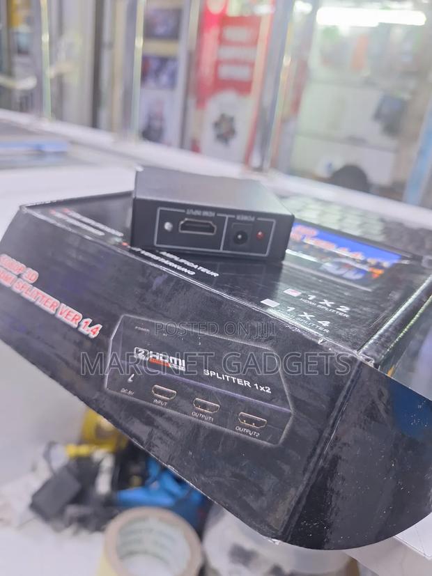 2 Way Powered Hdmi Splitter 1 Input 2 Outputs Screens - thumbnail 2