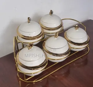 11- Pieces Golden Sugar Dish Set