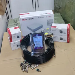 4 Hikvision Dome and Bullets (1080p) CCTV Cameras Full Kit