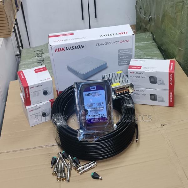 4 Hikvision Dome and Bullets (1080p) CCTV Cameras Full Kit