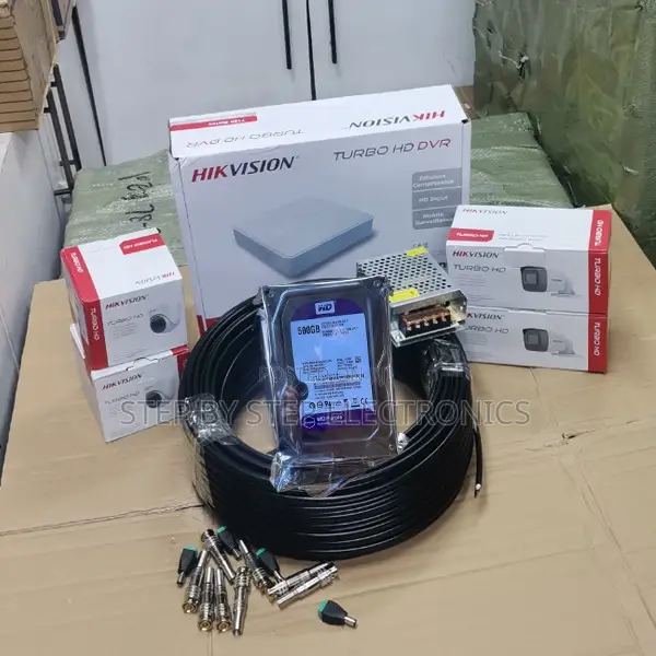 4 Hikvision Dome and Bullets (1080p) CCTV Cameras Full Kit