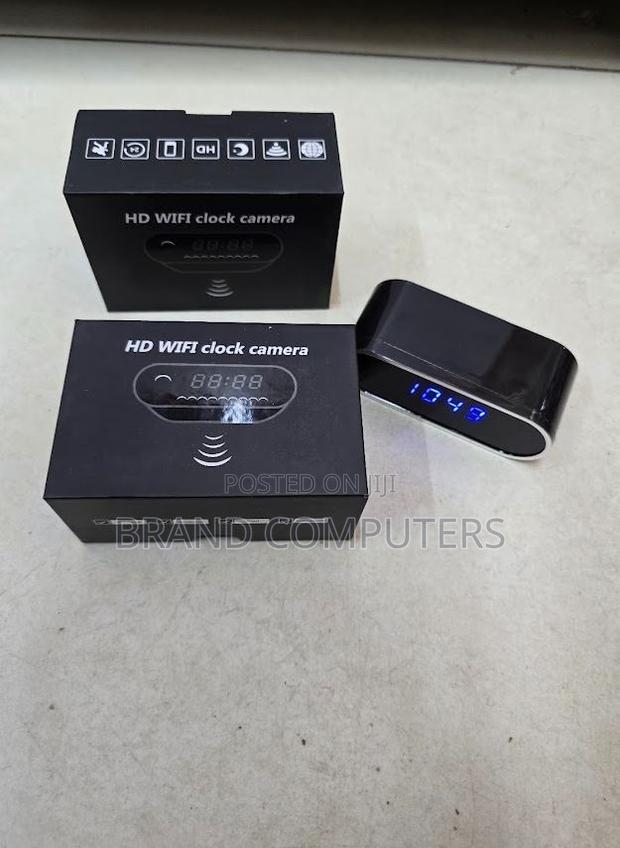 Digital Clock + Hidden Spy Camera
