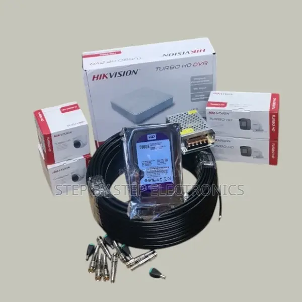 High Definition 24/7 Recording 4 Hikvision 1080p CCTV Camera