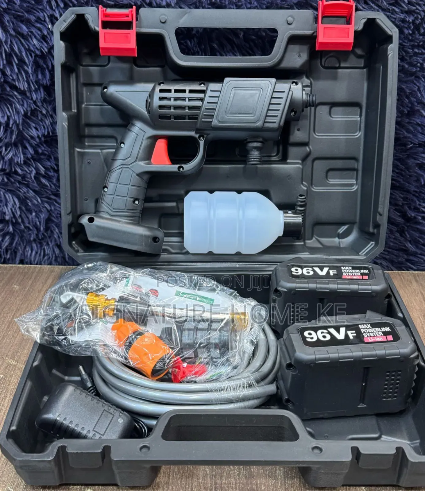 96v Car Wash Gun + 2 Batteries