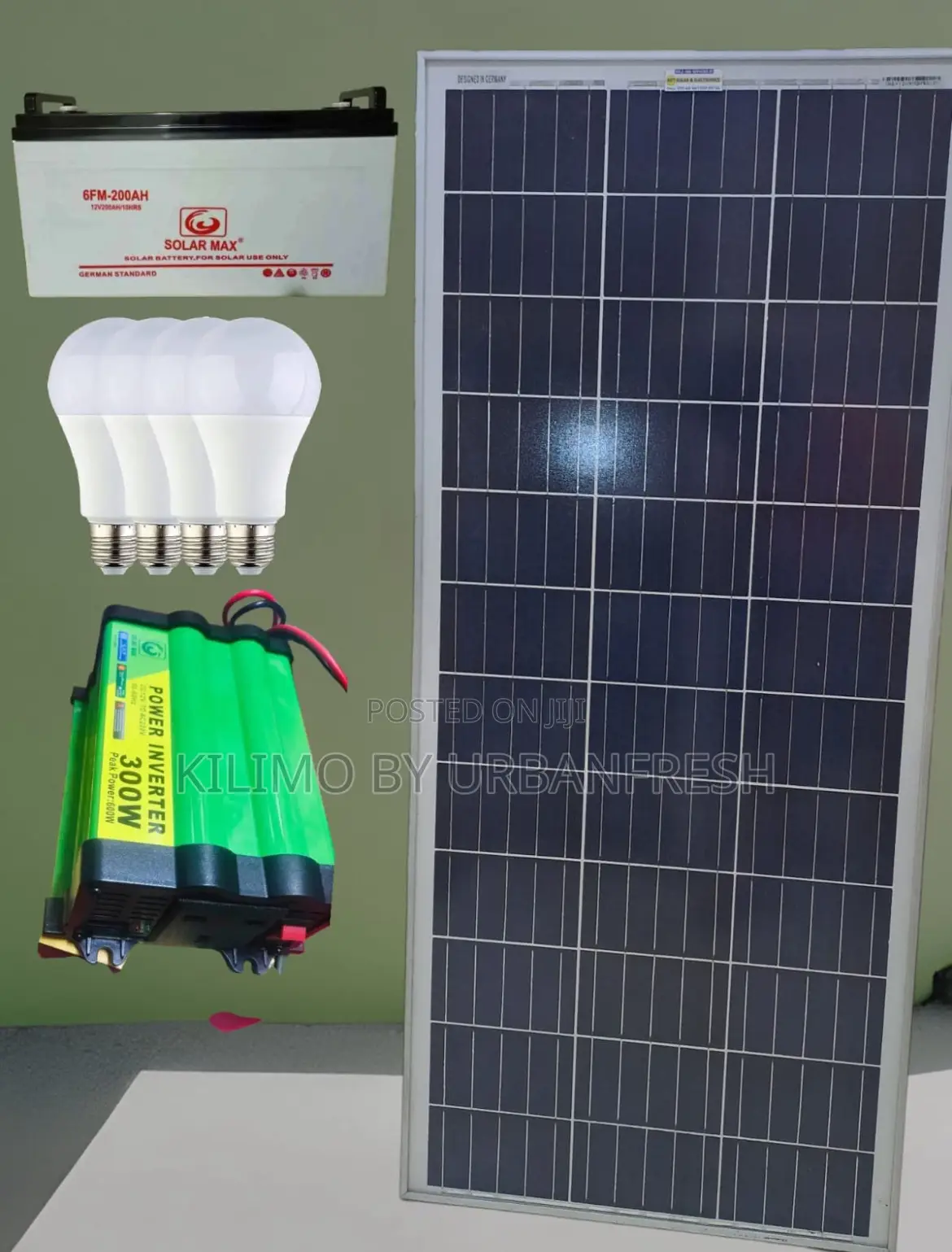 Complete Solar Units.