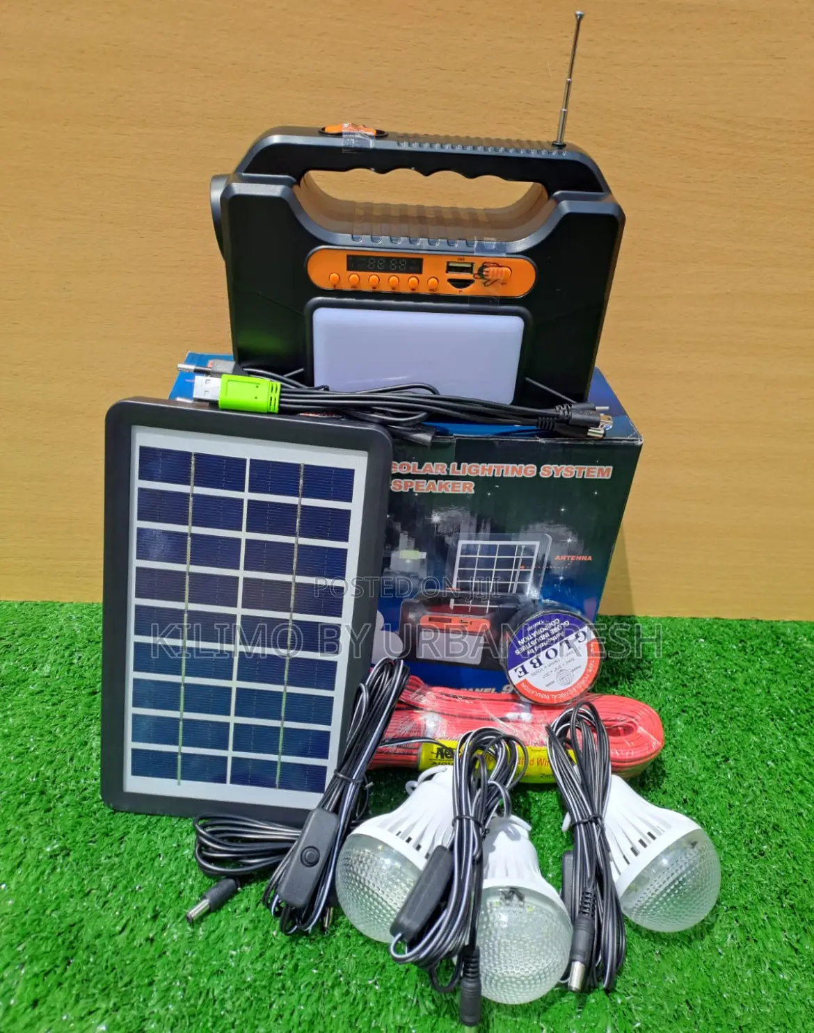 Complete Solar Units.