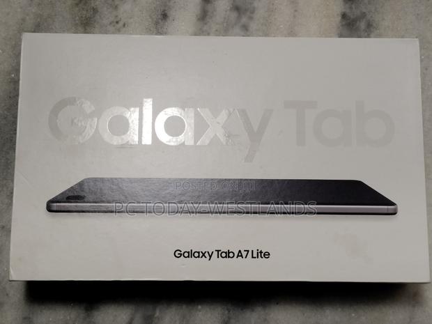 New Samsung Galaxy Tab A7 Lite 32 GB Gray - thumbnail 3
