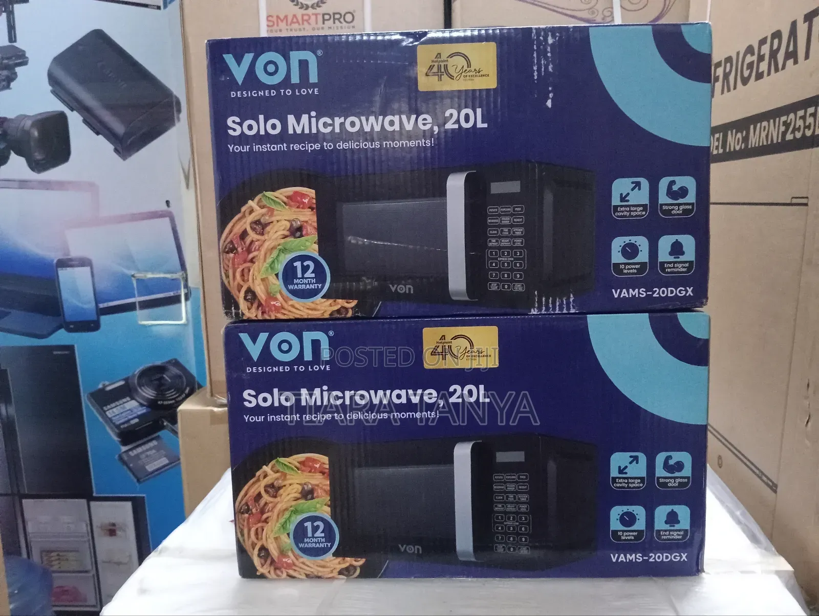 Von Vams 20dgx Digital Microwave Solo 20 Litres
