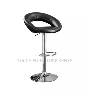 Office Stool: Round Adjustable Stool With Tulip Base