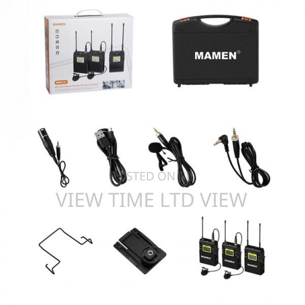 Mamen Wmic-01 Dual Wireless Lavalier Microphone System - main view