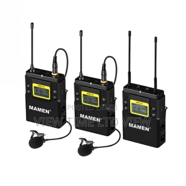 Mamen Wmic-01 Dual Wireless Lavalier Microphone System