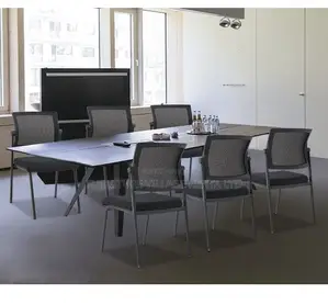 Office Chair:Armless Lightweight Mesh Stackable Office Chair