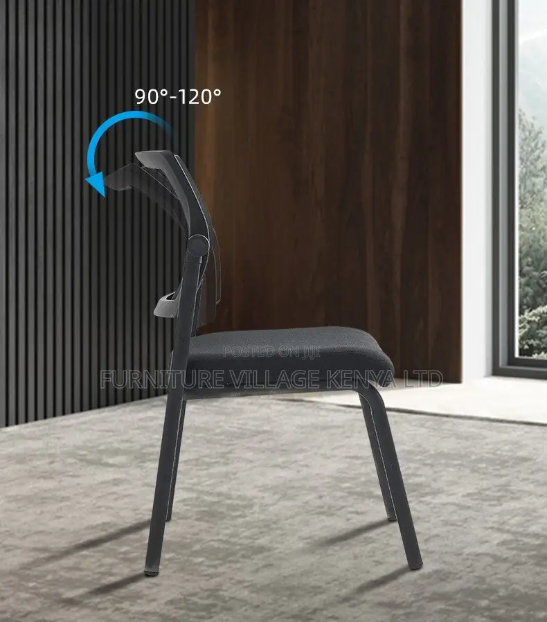 Office Chair:Armless Lightweight Mesh Stackable Office Chair