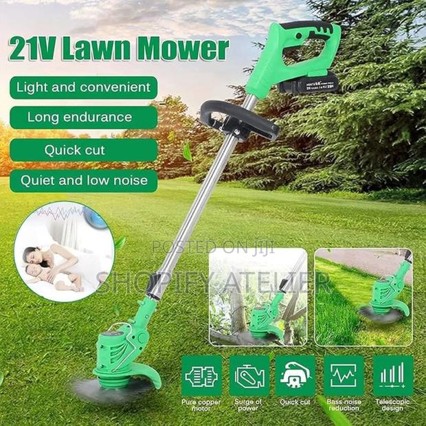 Wireless Brush Cutters Comes With 21v 2 Lithium Battery - main view