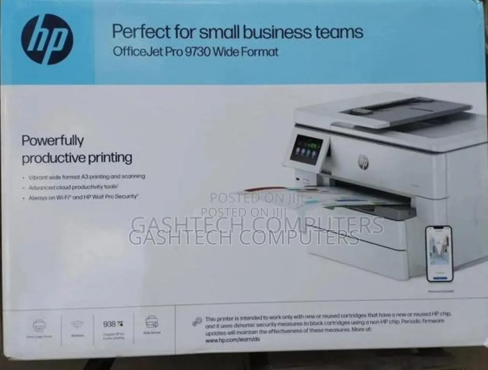 Hp Officejet Pro 9730 A3 Printer