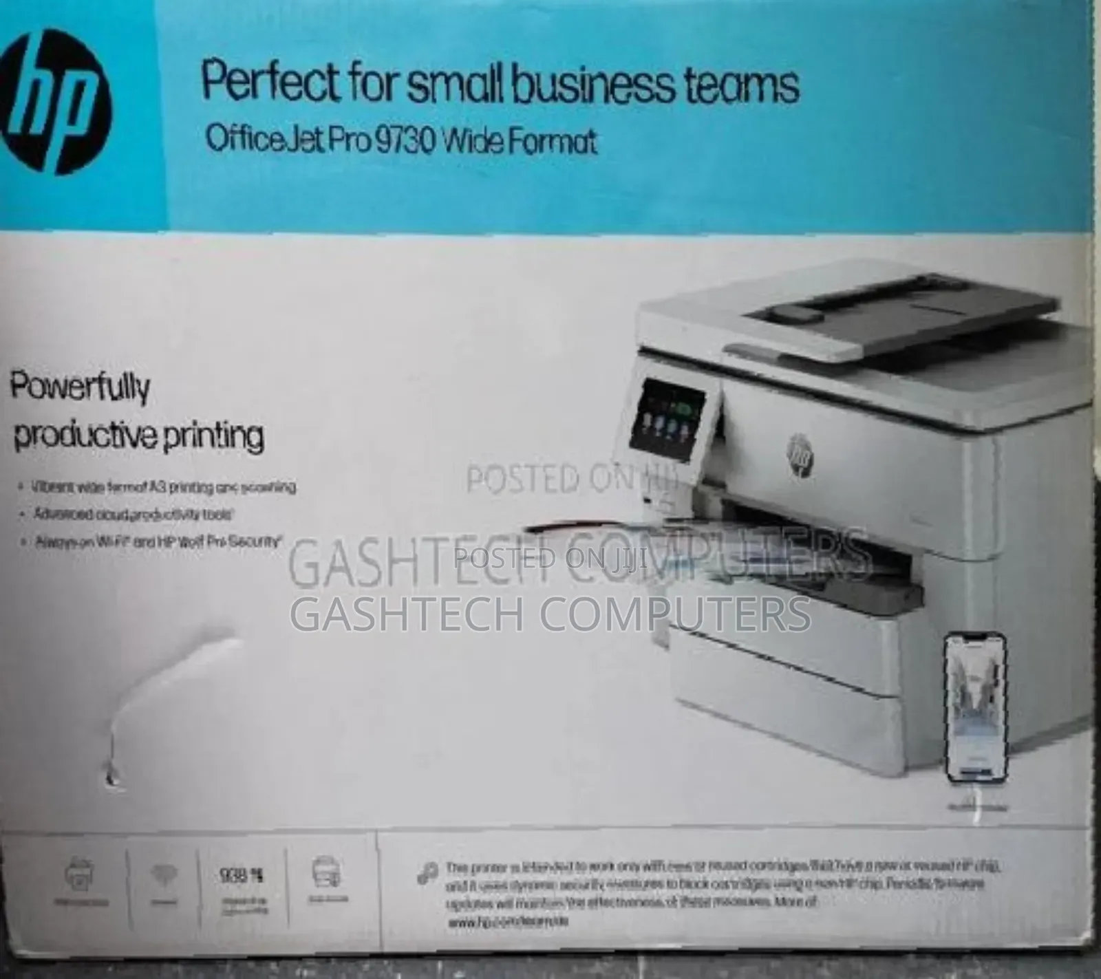 Hp Officejet Pro 9730 Color Printer A3