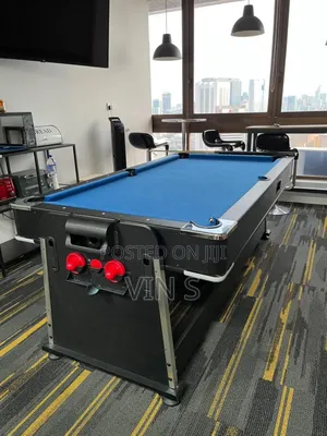 4 In 1 Multi Game Tables With Pool Tennis Air-hockey Dining